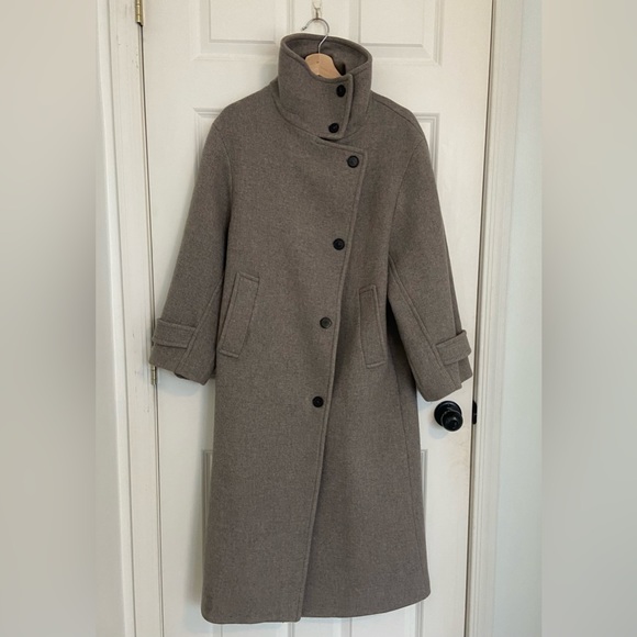 Zara Oversized Wool Blend Coat - Picture 2 of 8